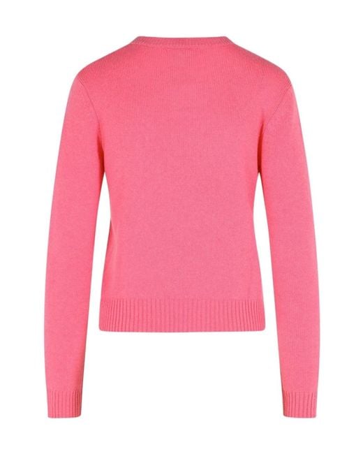 Lisa Yang Pink Ribbed Cashmere Sweater