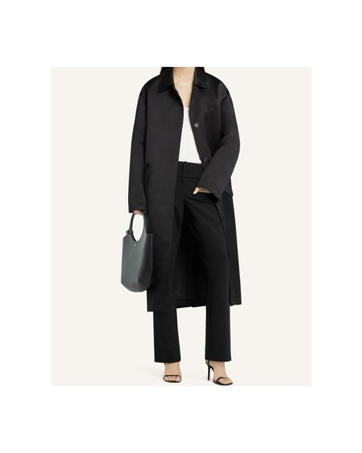 Courreges Black Cocoon Coat