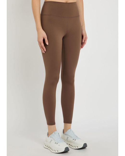 Varley Brown Assure 25 Stretch-Jersey Leggings