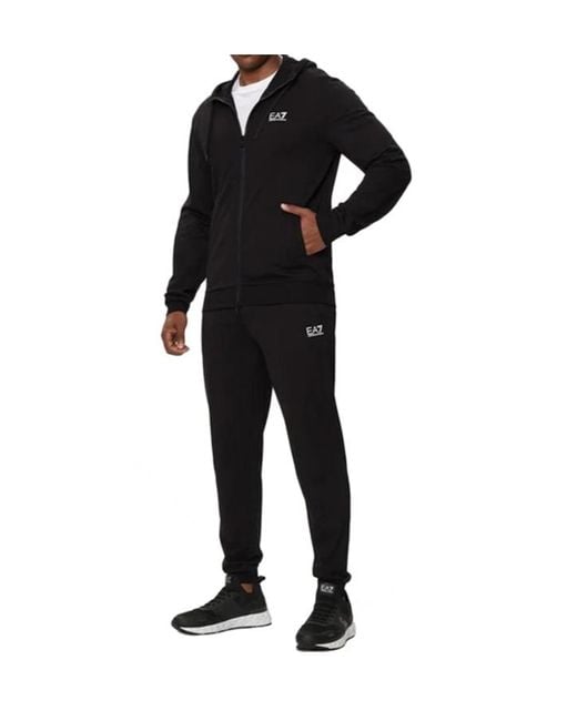EA7 Blue Zip-Up Tracksuit Set for men