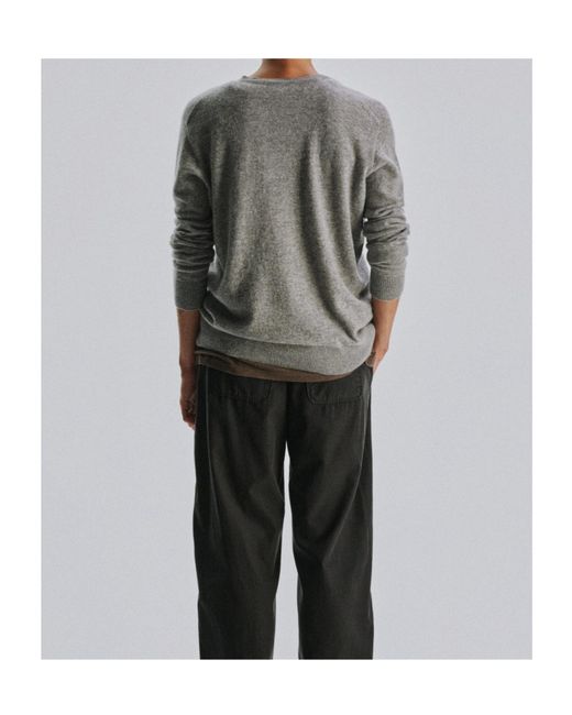 The Row Gray Long-Sleeved Sweater