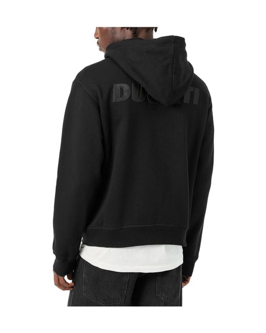 DSquared² Black Zipup Hooded Jacket for men