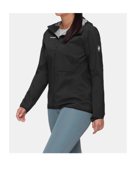 Mammut Black Ducan Light Hs Hooded Jacket