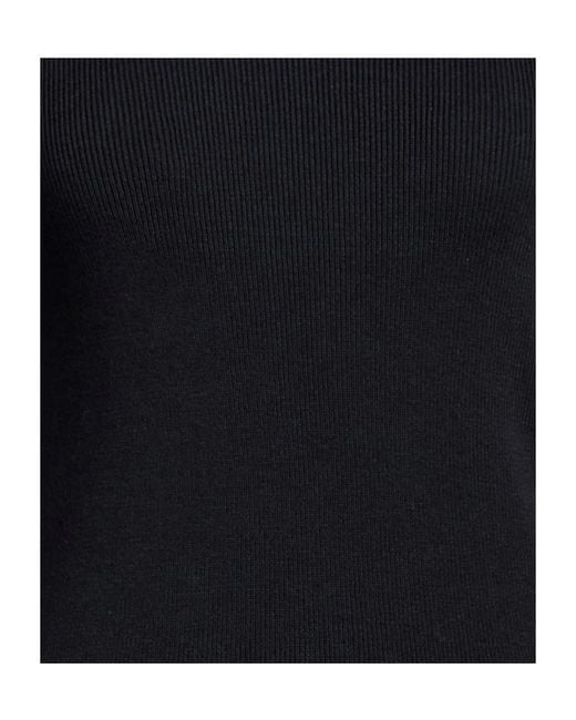 Chloé Blue Solid Long Sleeve Knit Sweater