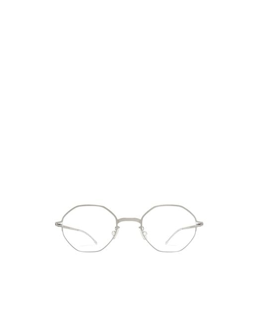 Mykita White Howlin Geometric Frame Glasses for men