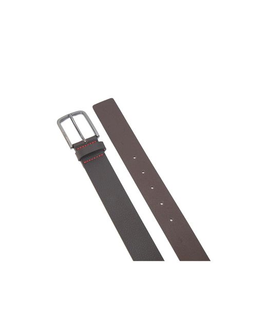Boss Multicolor Lychee-Patterned Leather Belt for men