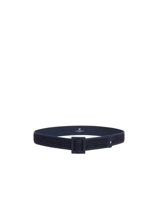 Weekend by Maxmara Blue Raffia Effect Belt