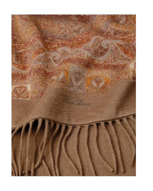 Loro Piana Brown Sherazade Shawl