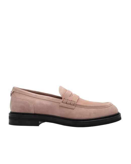 Dolce & Gabbana Brown Round Toe Loafers