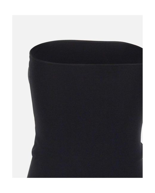 Entire studios Black Bandeau Strapless Top