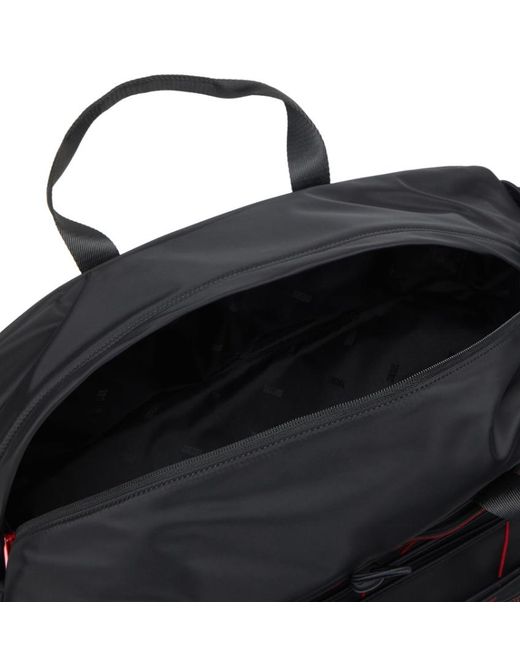 DIESEL Black Tech-D Drawstring-Detail Duffle Bag for men