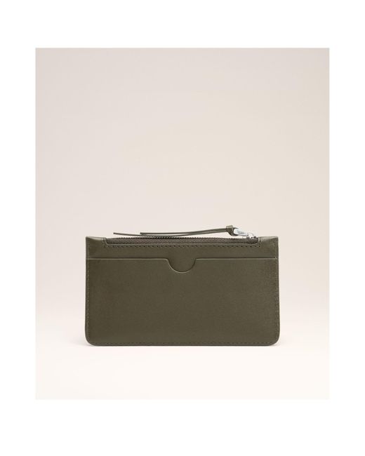 AMI Gray Zipper Card Bag for men