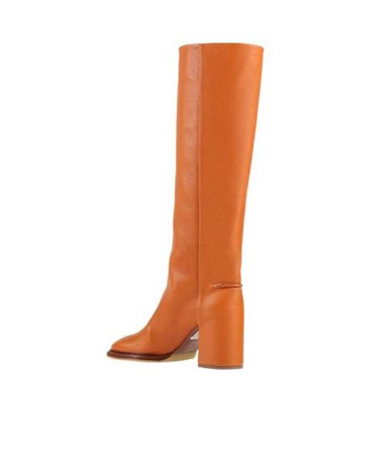 Chloé Brown Minimal Ankle Boots