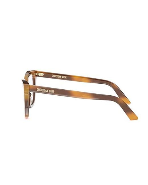 Dior Metallic Eyewear Cat-Eye Frame Glasses