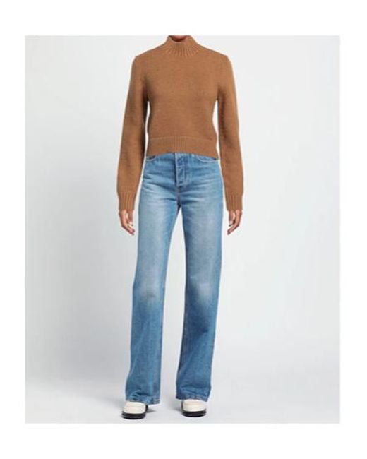 Burberry Brown Turtleneck Sweater