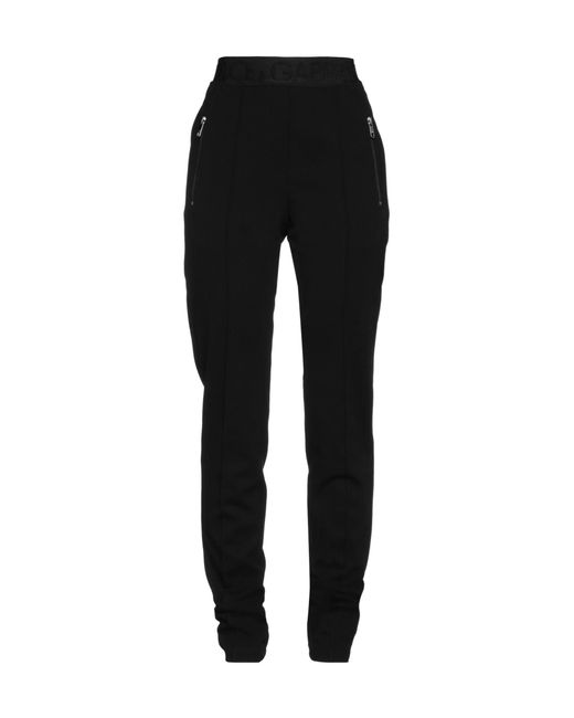 Dolce & Gabbana Black Solid Color Stretch Casual Pants