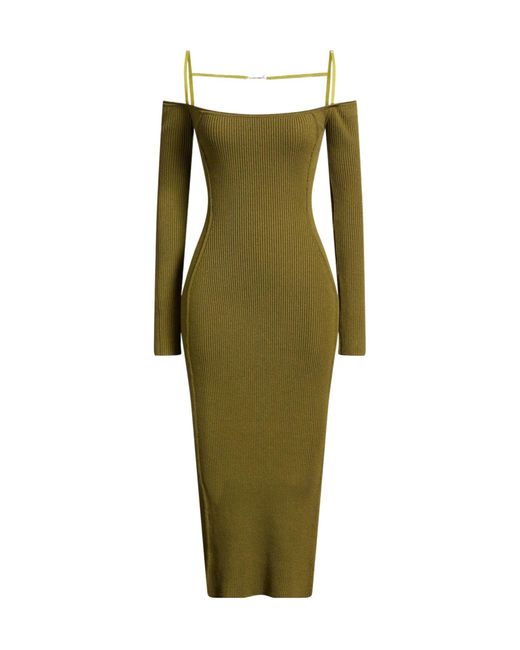 Jacquemus Green Bodycon Dress