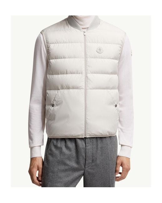 Moncler White Epinal 3-In-1 Down Bomber Jacket for men