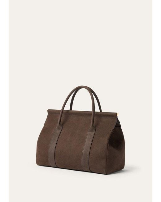 Loro Piana Brown Loom L32 Tote