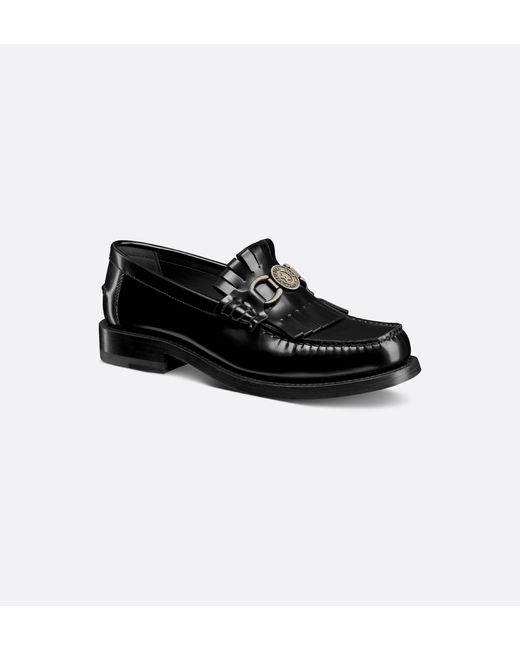 Dior Black Emblem Loafer