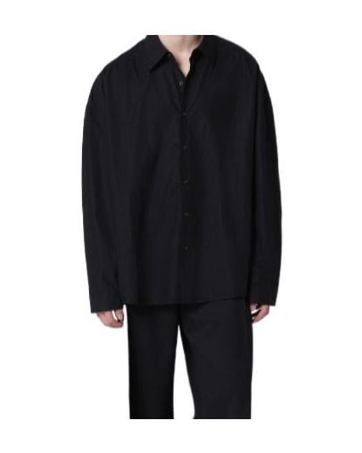 Entire studios Black Miller Shirt for men