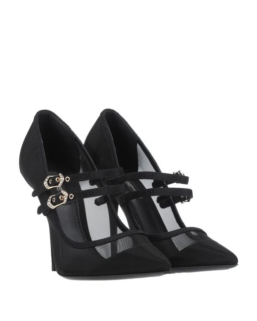 Dolce & Gabbana Black Mary Jane High Heels