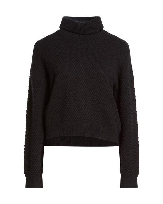 Max Mara Black Solid Color Knit Sweater