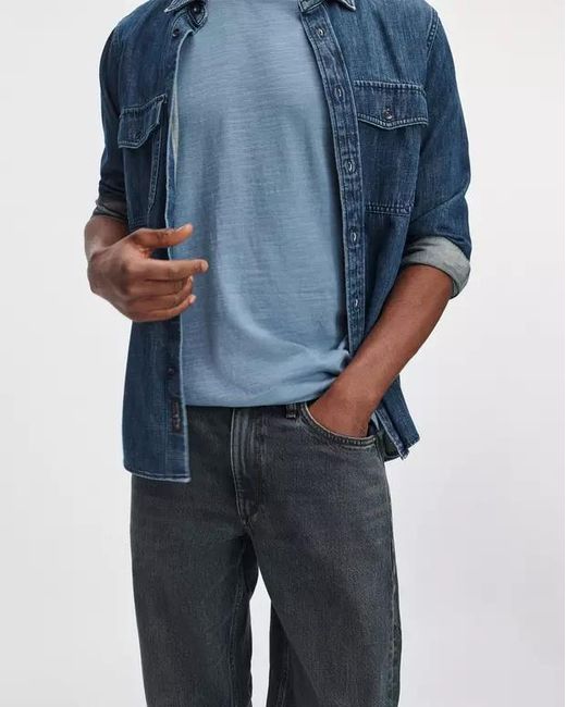 Rag & Bone Blue Fit 4 Straight Jean for men