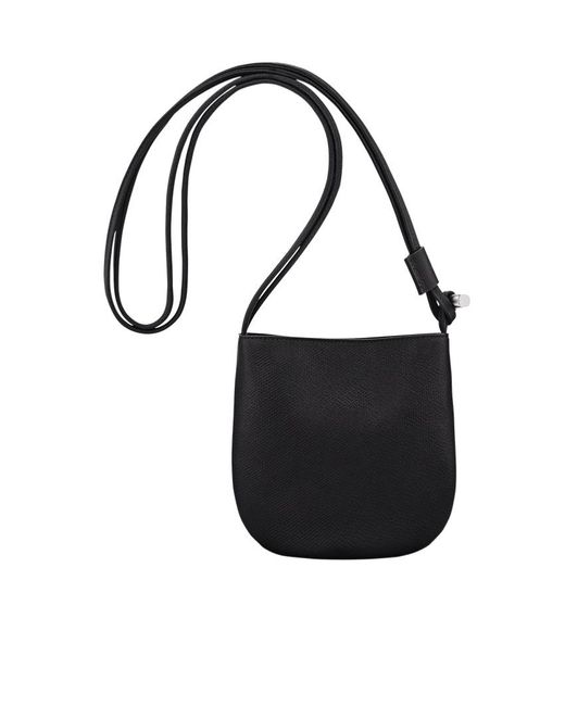 Longchamp Black Le Roseau S Shoulder Bag