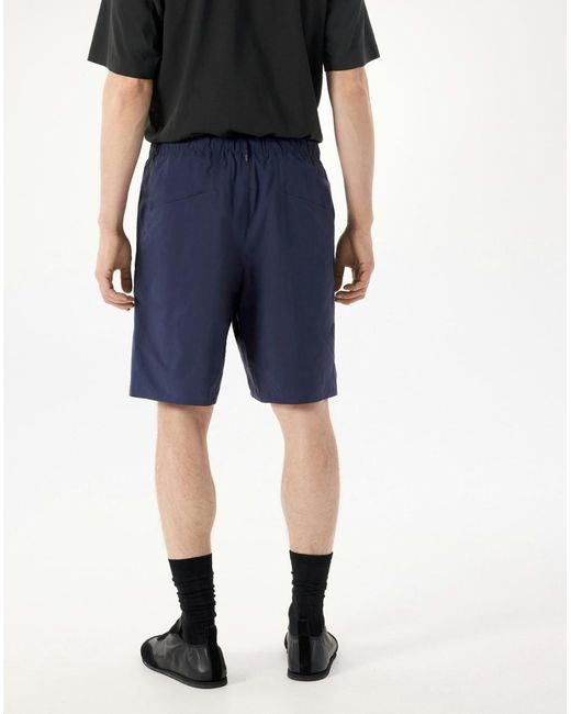 Veilance Blue Spere Sl Elasticated-Waistband Shorts for men
