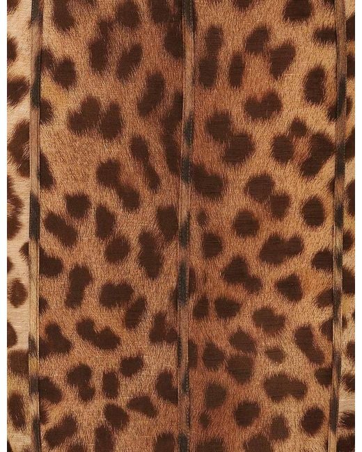 Zimmermann Brown Crushed Spliced Pencil Skirt