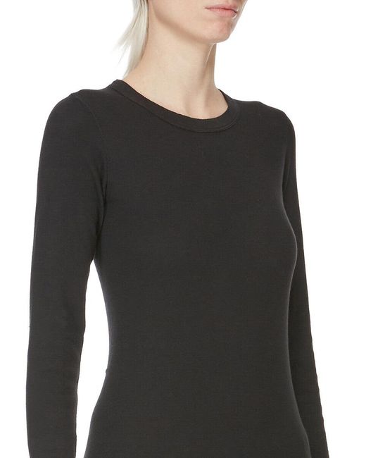 Rick Owens Black Long-Sleeve T-Shirt
