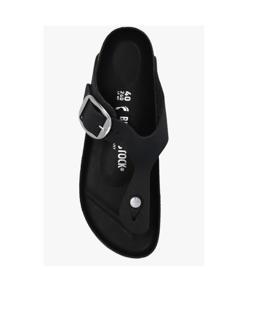 Birkenstock Black Logo Slippers