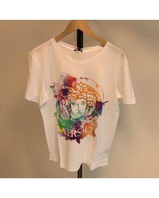 Versace White Medusa-Motif T-Shirt