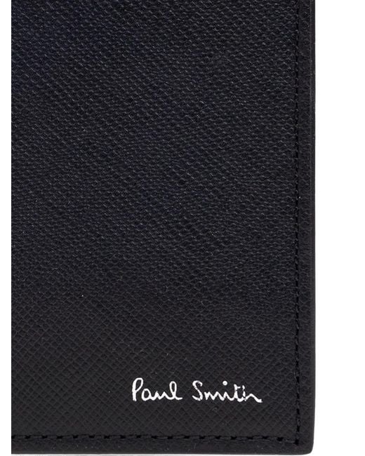 Paul Smith Black Bi-Fold Wallet for men