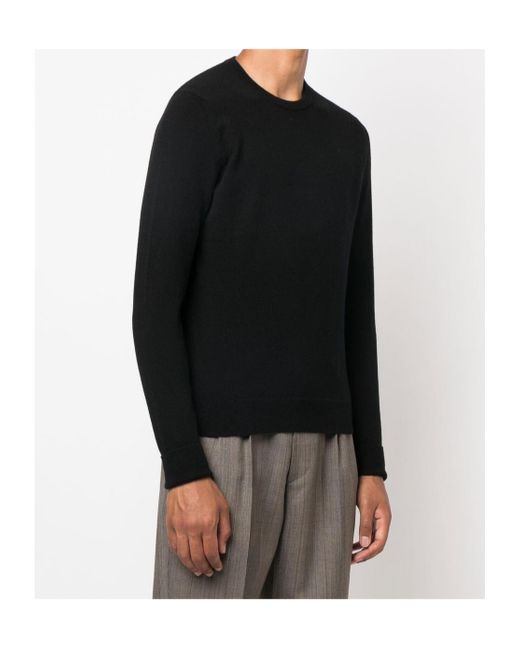 Drumohr Blue Crew Neck Cashmere Sweater for men