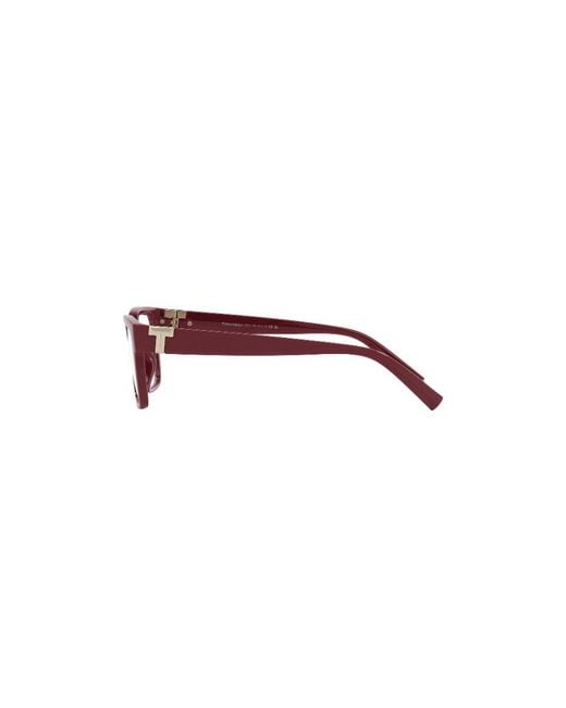 Tiffany & Co White Rectangle Frame Glasses