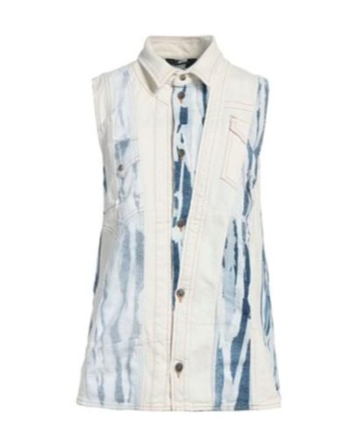 DIESEL Blue Sleeveless Denim Vest