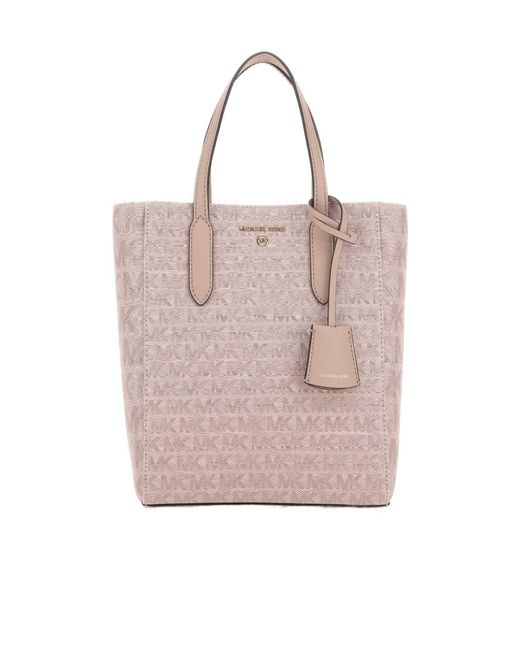 MICHAEL Michael Kors Pink Monogram Patterned Top Handle Bag