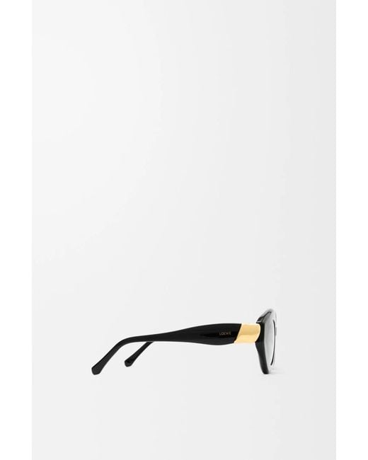 Loewe White Coil Cateye Sunglasses