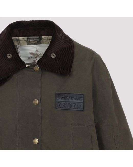 Barbour Brown Long-Sleeved Double-Sided Casual Jacket