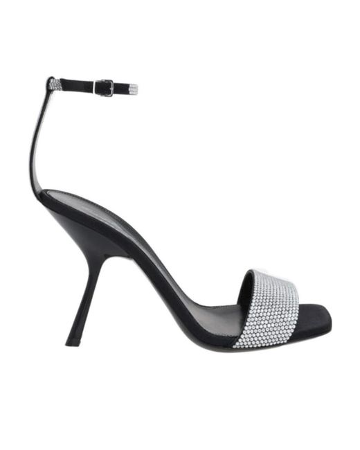 Sergio Rossi Black X Evangelie Smyrniotaki 110Mm Sandals