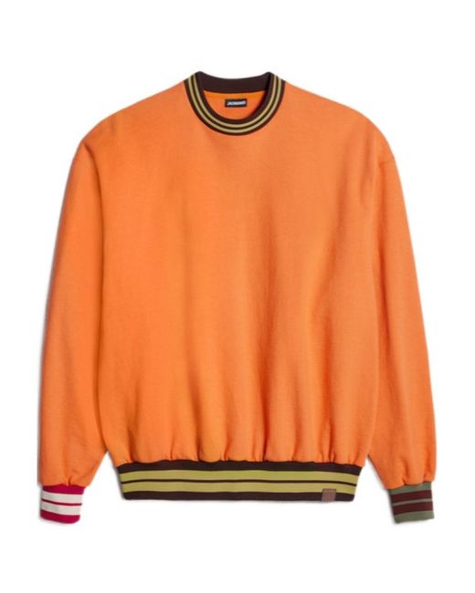 Jacquemus Orange Lasso Crewneck Sweatshirt for men