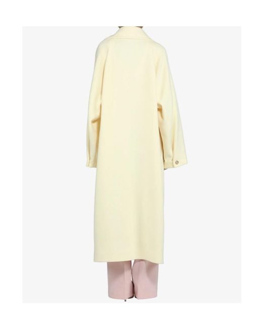 N°21 Natural Double-Breasted Overcoat
