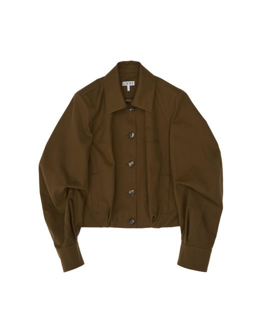 Loewe Green Buttoned Jacket