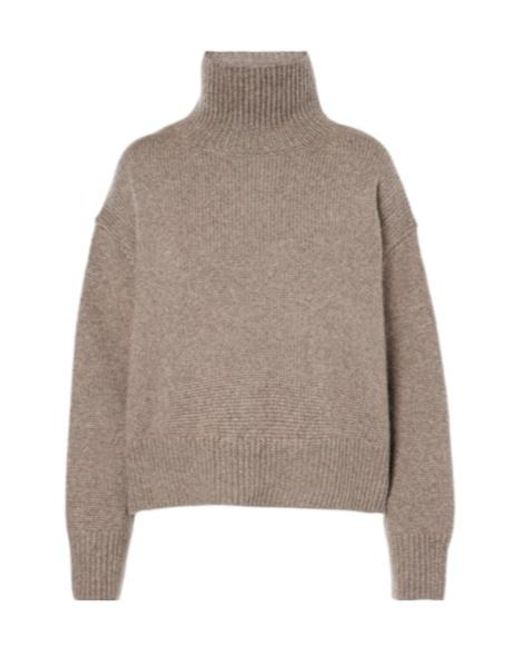 Nili Lotan Brown Turtleneck Sweater