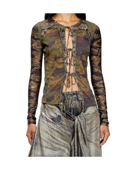 DIESEL Green T-Afry Top
