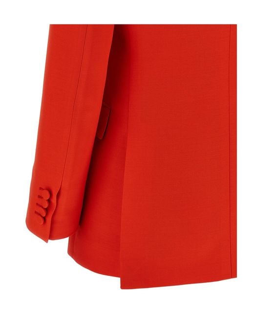 Brioni Red 'flavia' Blazer