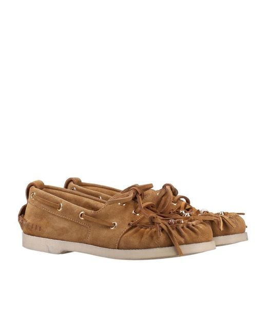 Golden Goose Deluxe Brand Brown Cruise Fringed Loafers