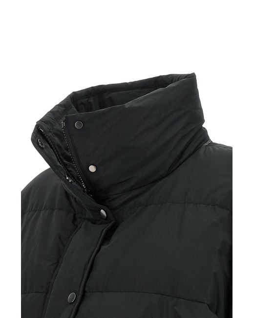 Brunello Cucinelli Black Cropped Down Jacket